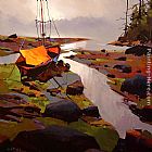 Michael Pacher Paintings - The Orange Tarp by Michael O'Toole